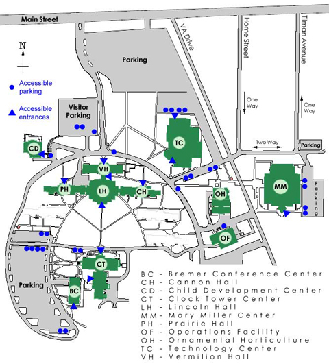 DACC campus map